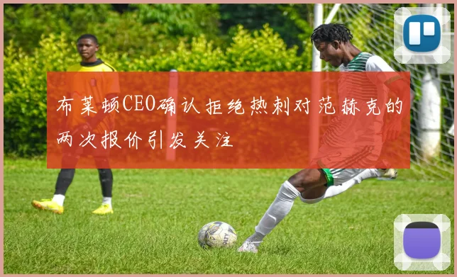 布莱顿CEO确认拒绝热刺对范赫克的两次报价引发关注